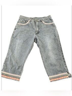 80’s vintage Embellished Light Wash Men’s Jeans